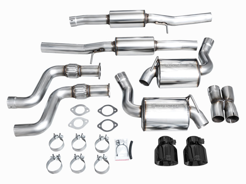 AWE Tuning 2023 Nissan Z RZ34 RWD Touring Edition Cat-Back Exhaust System w/ Diamond Black Tips - 3015-33400