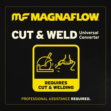 Load image into Gallery viewer, MagnaFlow California Grade CARB Compliant Universal Catalytic Converter 2.50in PC1 - 3322306