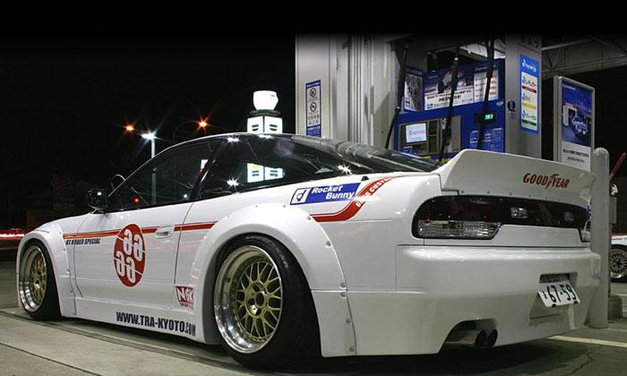 GReddy 89-93 Nissan Silvia 2Dr Rocket Bunny (PS13) Front Wide Fenders V1 **Must Ask/Call to Order** - 17020234