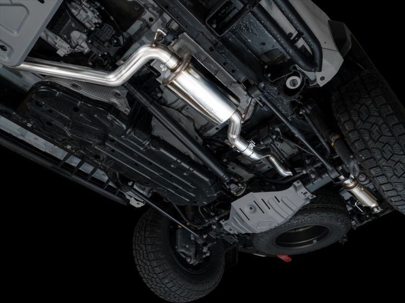 AWE Tuning 2024+ Toyota Land Cruiser / 2025+ Toyota 4Runner 0FG Cat-Back Exhaust w/ BashGuard - 3015-28056