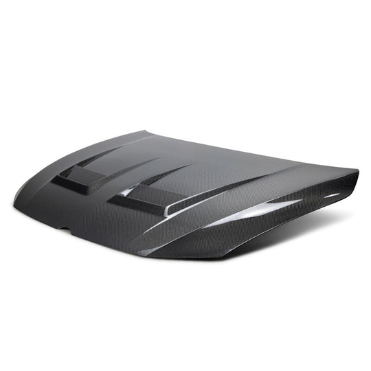 Seibon 2022-2023 Volkswagen Golf GTI/R DV-Style Carbon Fiber Hood - HD22VWG8-DV