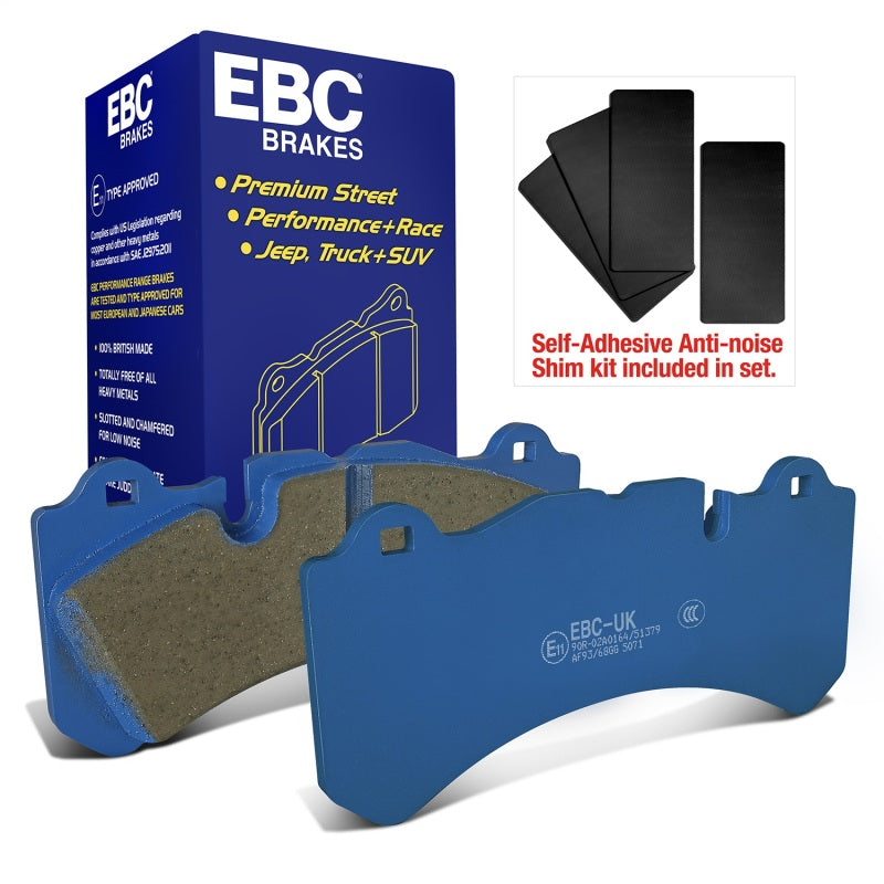 EBC 2019+ Volvo S60 Polestar 2.0T & Electric Bluestuff Front Brake Pads - DP5071NDX