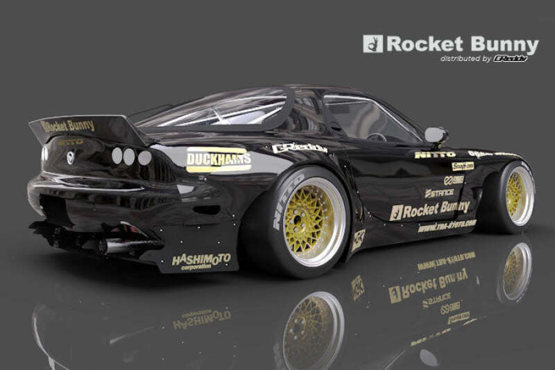 GReddy 93-96 Mazda RX-7 Rocket Bunny Full FD3S Rear Diffuser Kit Ver. 2 FRP Only - 17040208