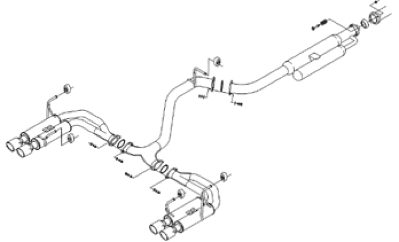 HKS 2021 Subaru WRX LEGAMAX Sport Exhaust - 31021-AF026