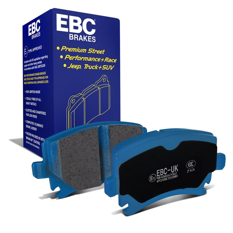 EBC 05-08 Audi A4 2.0L Turbo Bluestuff Rear Brake Pads - DP51518NDX