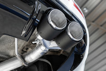 Load image into Gallery viewer, MBRP 14-17 Audi SQ5 3.0T Dual Rear Exit Axle Back w/ Quad Carbon Fiber Tips - T304 - S56033CF