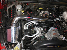 Load image into Gallery viewer, Injen 05-06 Dakota / 06-07 Raider 4.7L V8 Power-Flow (incl. Diamond plate heat shield) Wrinkle Black - PF1800WB