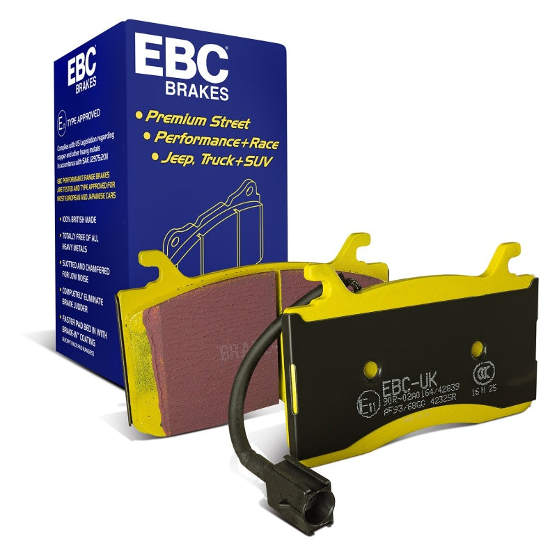 EBC 2016+ Alfa Romeo Guilia 2.0T Yellowstuff Front Brake Pads - DP42325R