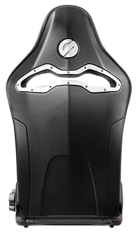 Sparco Seat SPX Special Edition Black/Grey w/ Matte Carbon Shell - Left - 00974ZMTNRGRSX