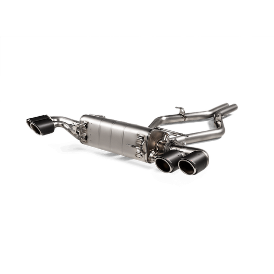 Akrapovic 2017+ Alfa Romeo Stelvio Quadrifoglio Slip-On Line (Titanium) w/Titanium/Carbon Fiber Tips - S-AR/TI/6H