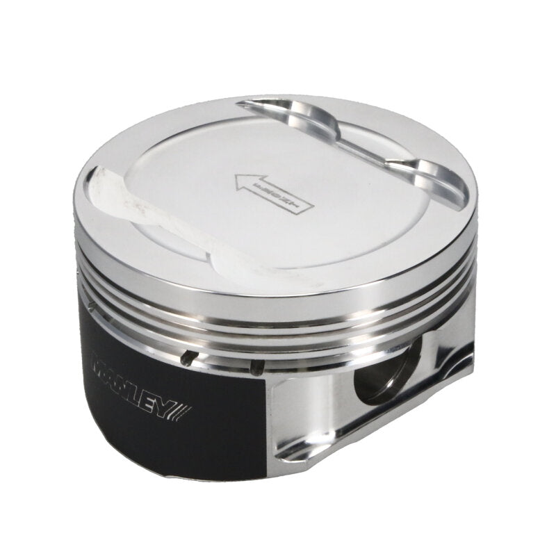 Manley Ford 3.7L Cyclone 3.770in Bore 1.239in Comp Height -5.0cc Dish Piston Set - 599510C-6