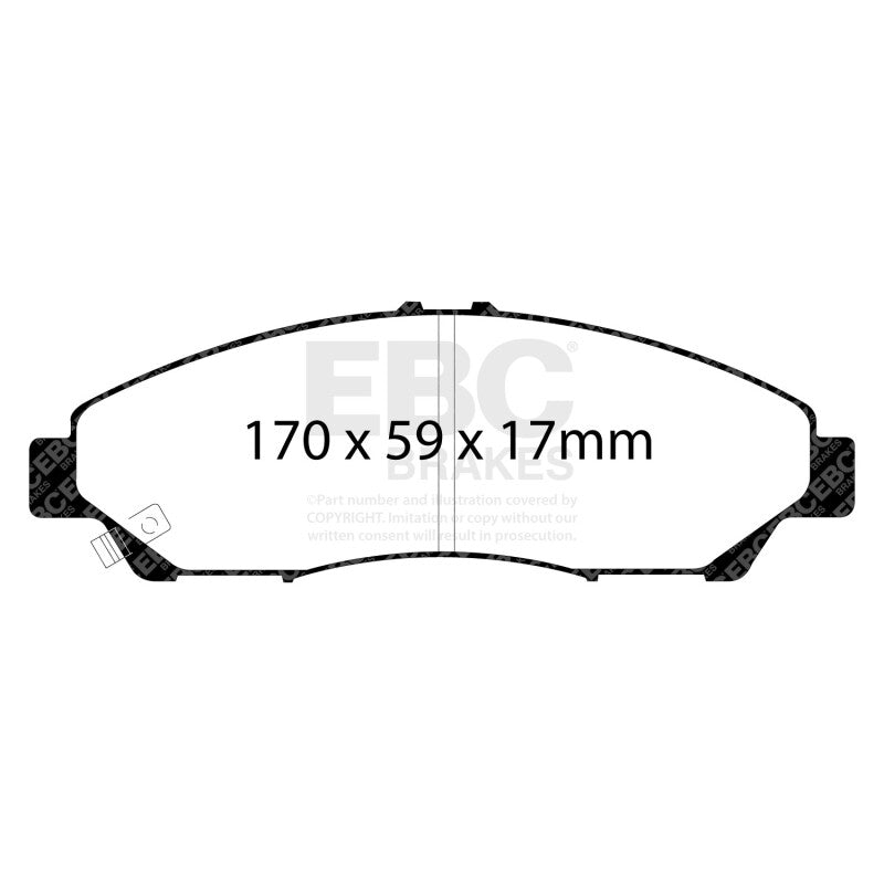 EBC 14+ Acura RLX 3.5 Hybrid Greenstuff Front Brake Pads - DP21801