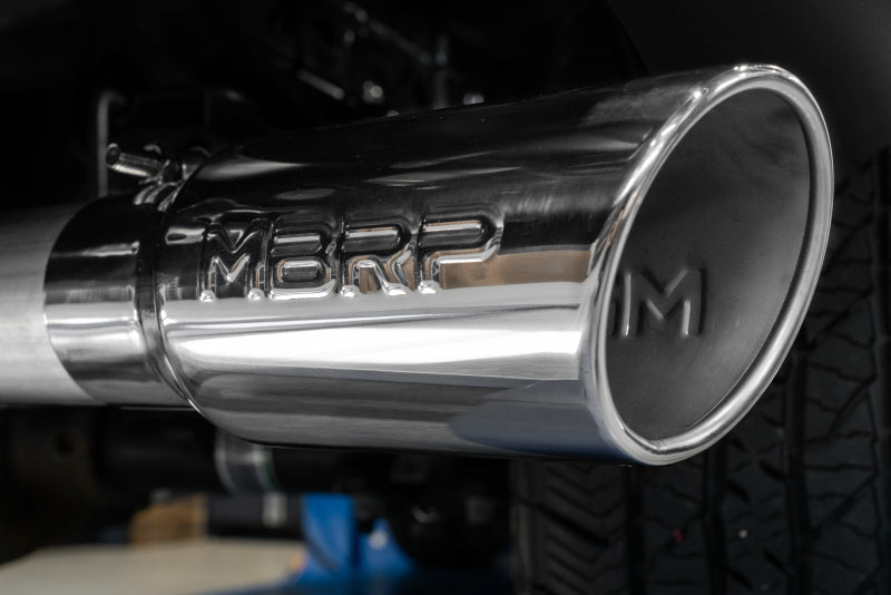 MBRP 2021+ Ford F-150 2.7L/ 3.5L Ecoboost 5.0L Single Side 3in Black Coated Catback Exhaust - S5211BLK