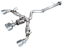 Load image into Gallery viewer, AWE Tuning 23-24 Toyota GR Corolla Track Edition Cat-Back Exhaust - Chrome Silver Tips - 3020-52472