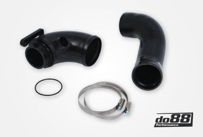 do88 VAG 1.8/2.0 TSI (MQB) Turbo Inlet Pipe Black Hose Hybrid Turbo OEM Airbox - IR-130S-53-OEM