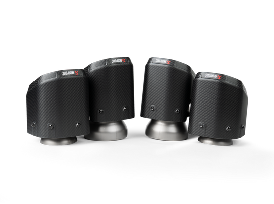 Akrapovic 2024+ BMW M5 (G90,G99) Hexagonal Carbon Fiber Tail Pipe Set - TP-CT/79
