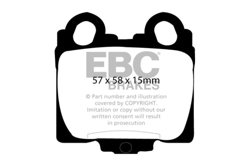 EBC 98-05 Lexus GS300 3.0 Redstuff Rear Brake Pads - DP31224C