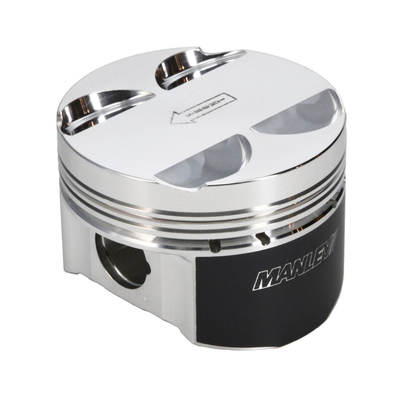 Manley 03-06 Mitsubishi Lancer EVO 85.5mm Bore -8cc Dish Extreme Duty Pistons w/ Rings - 606105CE-4