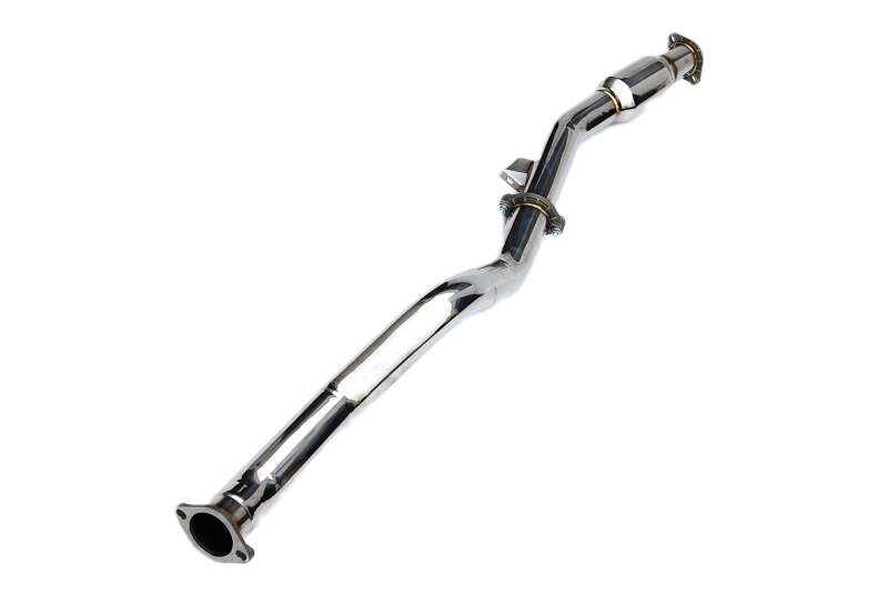 Invidia 2022+ Subaru WRX Auto Bottom High Flow Cat Front Pipe - HS22SW4AFPCB