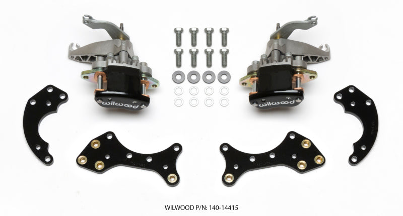 Wilwood P/S Retrofit Kit w/MC4 P-Brake Forged Dynalite Pro Street 12.19in Rear Kits - 140-14415