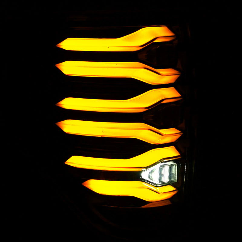 AlphaRex 09-14 Ford F150 LUXX LED Taillights - Black Housing - 653070