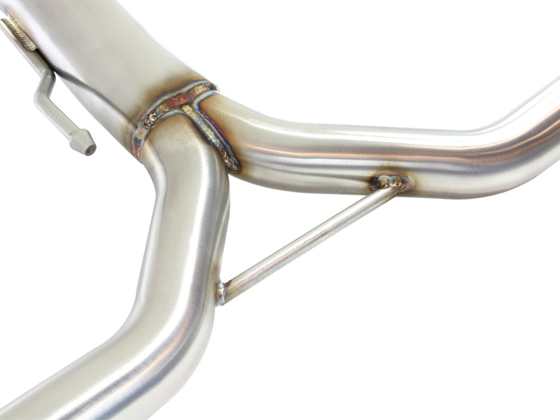 aFe Takeda Exhaust 304SS Dual Cat-Back w/ Polished Tips 13-17 Honda Accord LX/EX/EX-L Sedan L4 2.4L - 49-36605