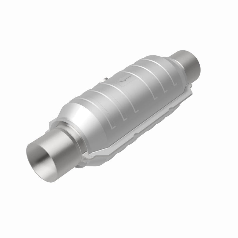 MagnaFlow Conv Univ 2in Inlet/Outlet Center/Center Round 11in Body L x 5.125in W x 15in Overall L - 51354