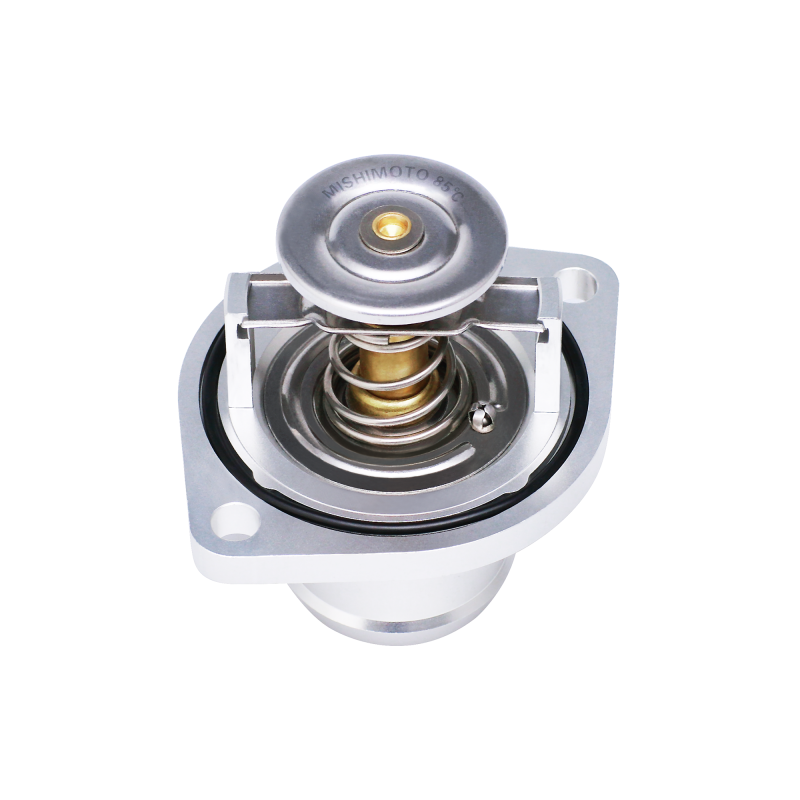 Mishimoto Ford 6.0L Powerstroke Low-Temperature Thermostat w/ CNC Housing - MMTS-F2D-03FL