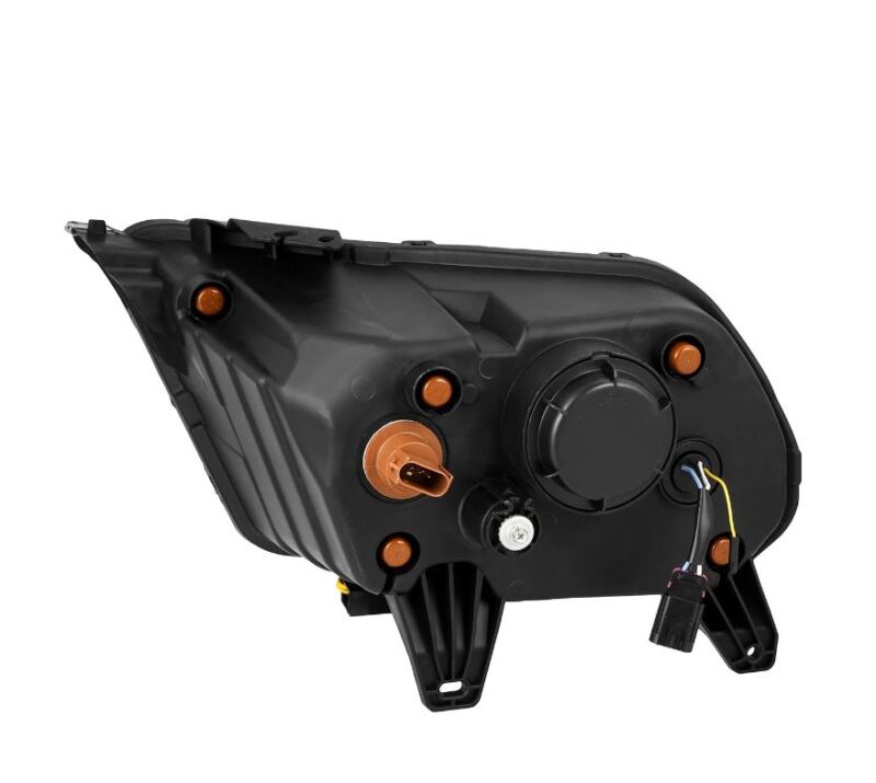 AlphaRex 10-12 Ford Mustang NOVA-Series LED Proj. Headlights Alpha-Blk w/Activ Lght & Seq.Sig SB DBL - 880490