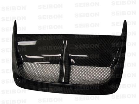 Seibon 02-03 Subaru WRX STi Carbon Fiber Hood Scoop - Only Fits OEM Hoods (Not Seibon Hoods) - HDS0203SBIMP-STI