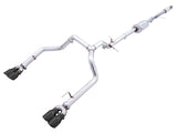 AWE Tuning 4th Gen GM 1500 5.3L 0FG Cat-Back Split Rear Exit (w/ Bumper Cutouts) - Quad Diamond Tips - 3015-43202