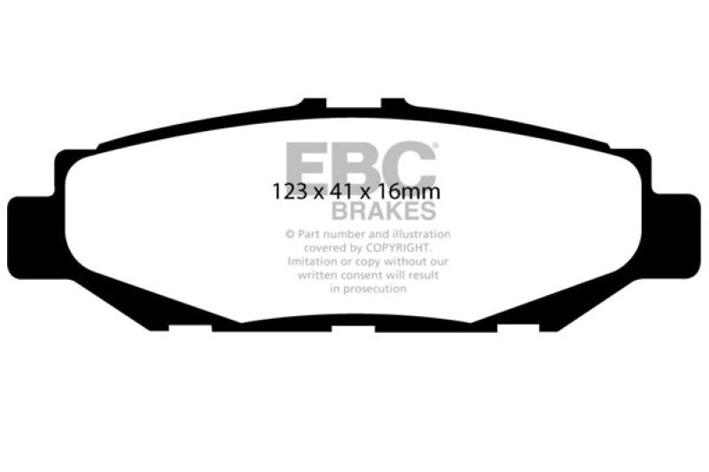 EBC 93-97 Lexus GS300 3.0 Yellowstuff Rear Brake Pads - DP4848R