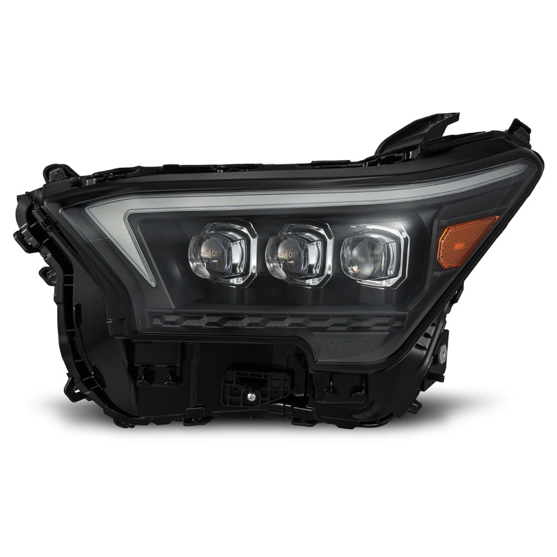 AlphaRex 2023+ Toyota Tacoma NOVA-Series LED Proj Headlights Black w/Actv Light & Seq. Sig + DRL - 880333