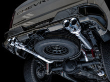 Load image into Gallery viewer, AWE Tuning 4th Gen GM 1500 5.3L 0FG Cat-Back Split Rear Exit (w/ Bumper Cutouts) - Quad Chrome Tips - 3015-42201