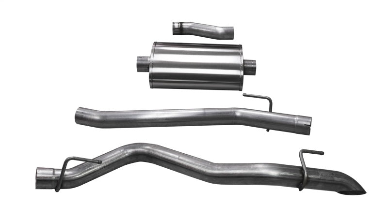 Corsa 2020-2025 Jeep Gladiator JT 3.0in Cat-Back Single Side Exit w/ Turn Down Tip - 21061