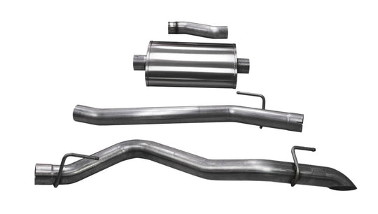 Corsa 2020-2025 Jeep Gladiator JT 3.0in Cat-Back Single Side Exit w/ Turn Down Tip - 21061