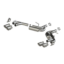 Load image into Gallery viewer, MBRP 16-19 Chevrolet Camaro V6 2.5in AL NPP Dual Axle Back Exhaust w/ 4in Quad Dual Wall Tips - S7039AL