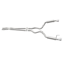 Load image into Gallery viewer, MagnaFlow Cat Back, SS, 2.5in, Competition, Dual Split Polished 4.5in Tips 2015 Ford Mustang V6 3.7L - 19099