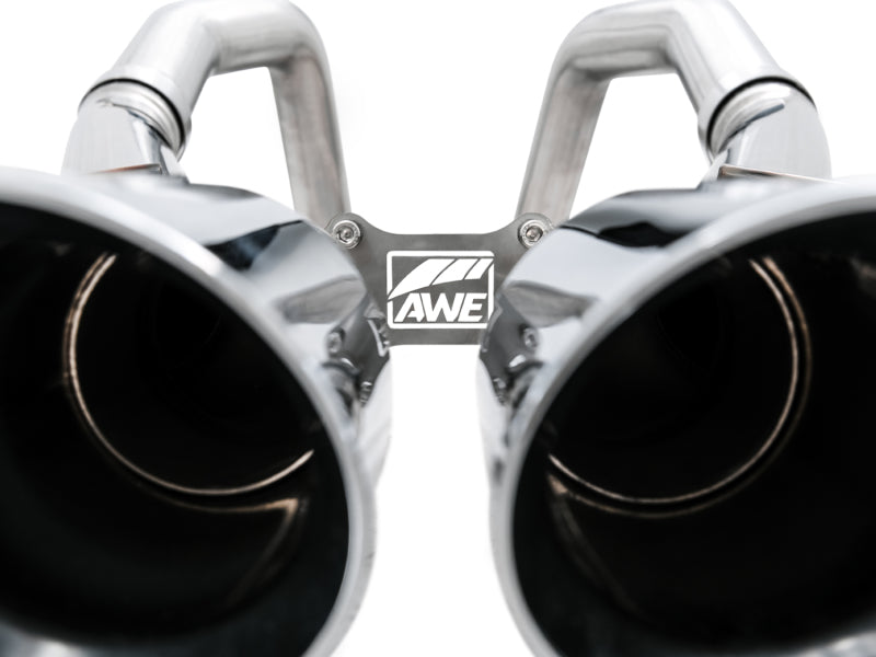 AWE Tuning 14-19 Chevy Corvette C7 Z06/ZR1 (w/AFM) Track Edition Axle-Back Exhaust w/Chrome Tips - 3020-42073