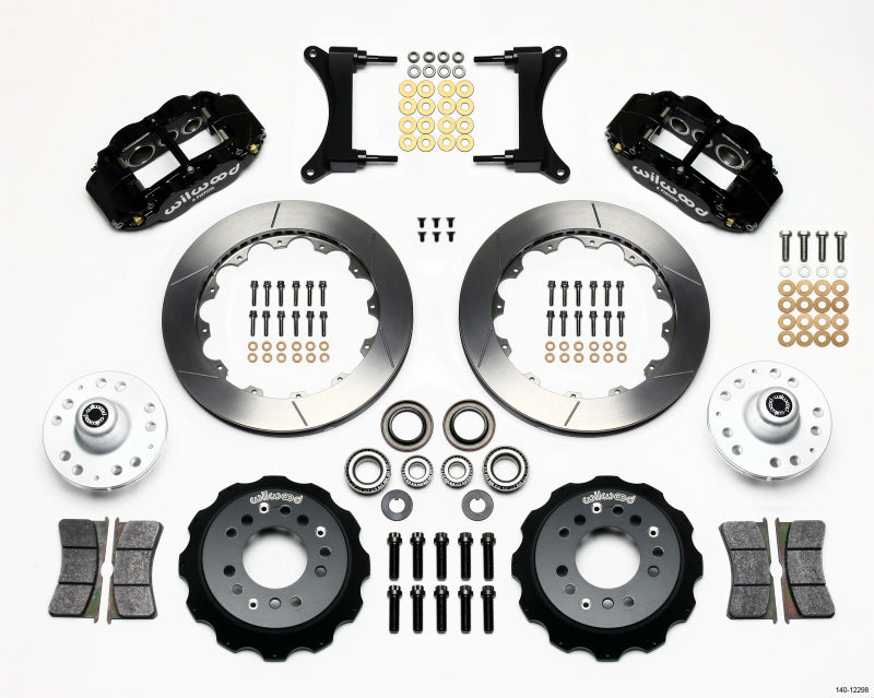 Wilwood Narrow Superlite 6R Front Hub Kit 12.88in 79-87 GM G Body - 140-12298
