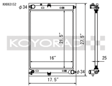Load image into Gallery viewer, Koyo 2016 Mazda MX-5 Miata 2.0L I4 (MT) Aluminum Radiator - KH063152