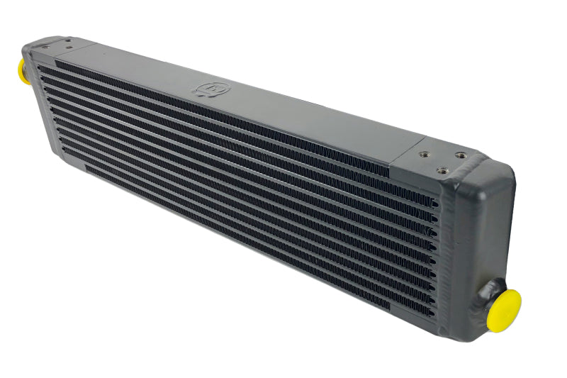 CSF Universal Signal-Pass Oil Cooler (RSR Style) - M22 x 1.5 - 24in L x 5.75in H x 2.16in W - 8111