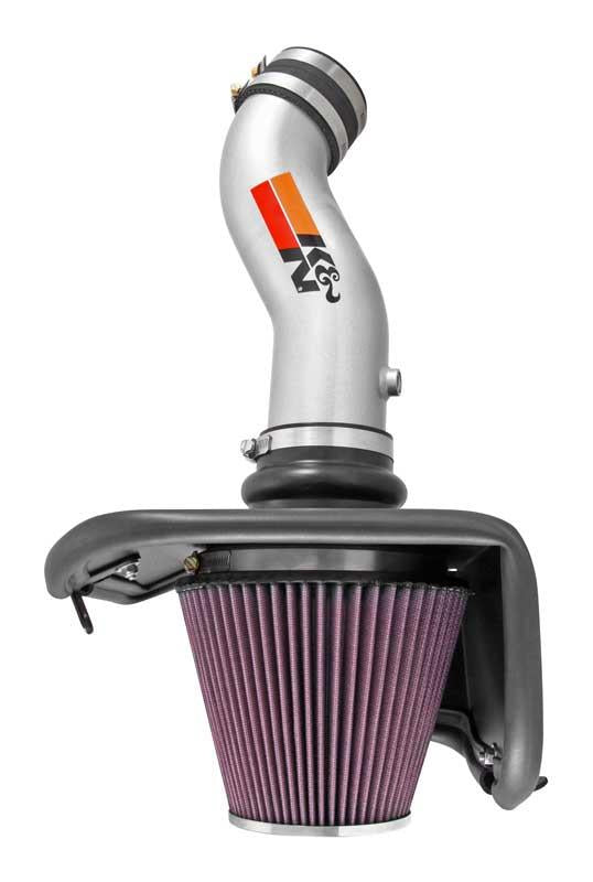 K&N 14-15 Jeep Cherokee 3.2L V6 High Flow Performance Intake Kit - 77-1569KS