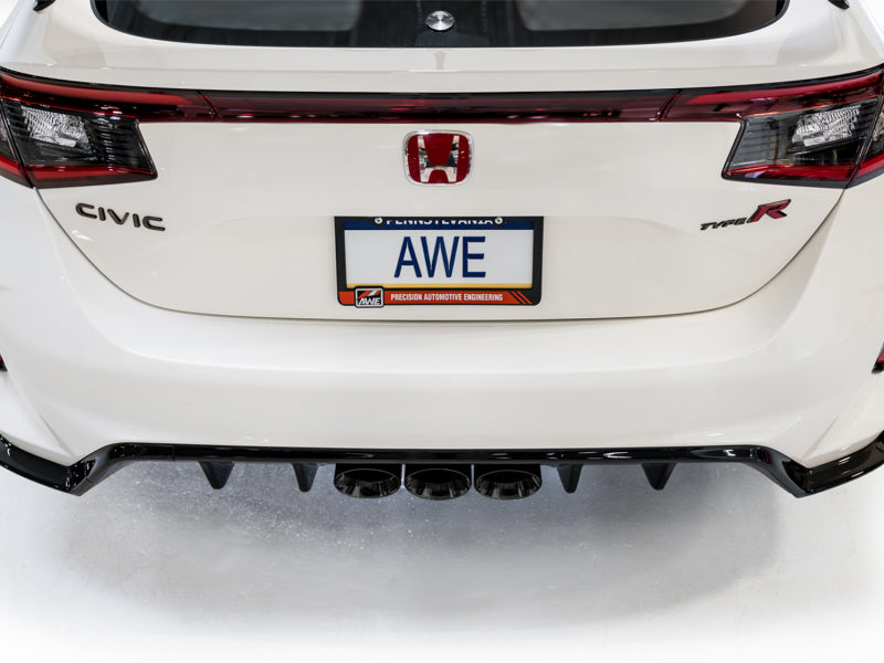 AWE Tuning 2023 Honda Civic Type R FL5 Track Edition Exhaust w/ Triple Diamond Black Tips - 3020-53287