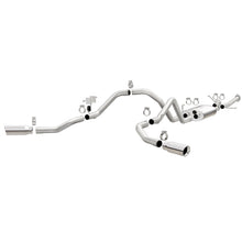 Load image into Gallery viewer, MagnaFlow Cat-Back 10-15 Toyota Tundra SC LB / CC SB 4.6L/5.7L V8 SS 2.5 Dual Split Rear 4in Tip - 19232