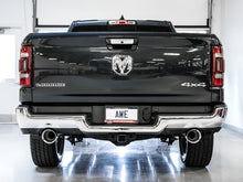 Load image into Gallery viewer, AWE Tuning 19-21 RAM 1500 5.7L (w/Cutouts) 0FG Dual Rear Exit Cat-Back Exhaust - Chrome Silver Tips - 3015-32005