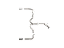Load image into Gallery viewer, aFe Takeda 20-21 Kia Forte GT 1.6L (t) 3in to 2.5in SS Axle-Back Exhaust System w/ Polished Tips - 49-37037-P