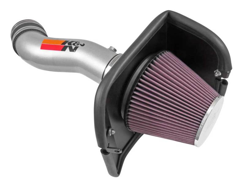 K&N 14-15 Jeep Cherokee 3.2L V6 High Flow Performance Intake Kit - 77-1569KS