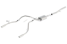 Load image into Gallery viewer, Borla 14 Silv/Sierra 1500 EC Std/CC Short 143.5in WB Touring Single Split Rear Exit Cat-Back Exhaust - 140570