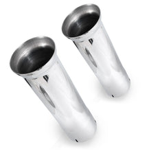 Load image into Gallery viewer, Stainless Works Bell Exhaust Tips- 2in ID Inlet 2in Body - 7060200